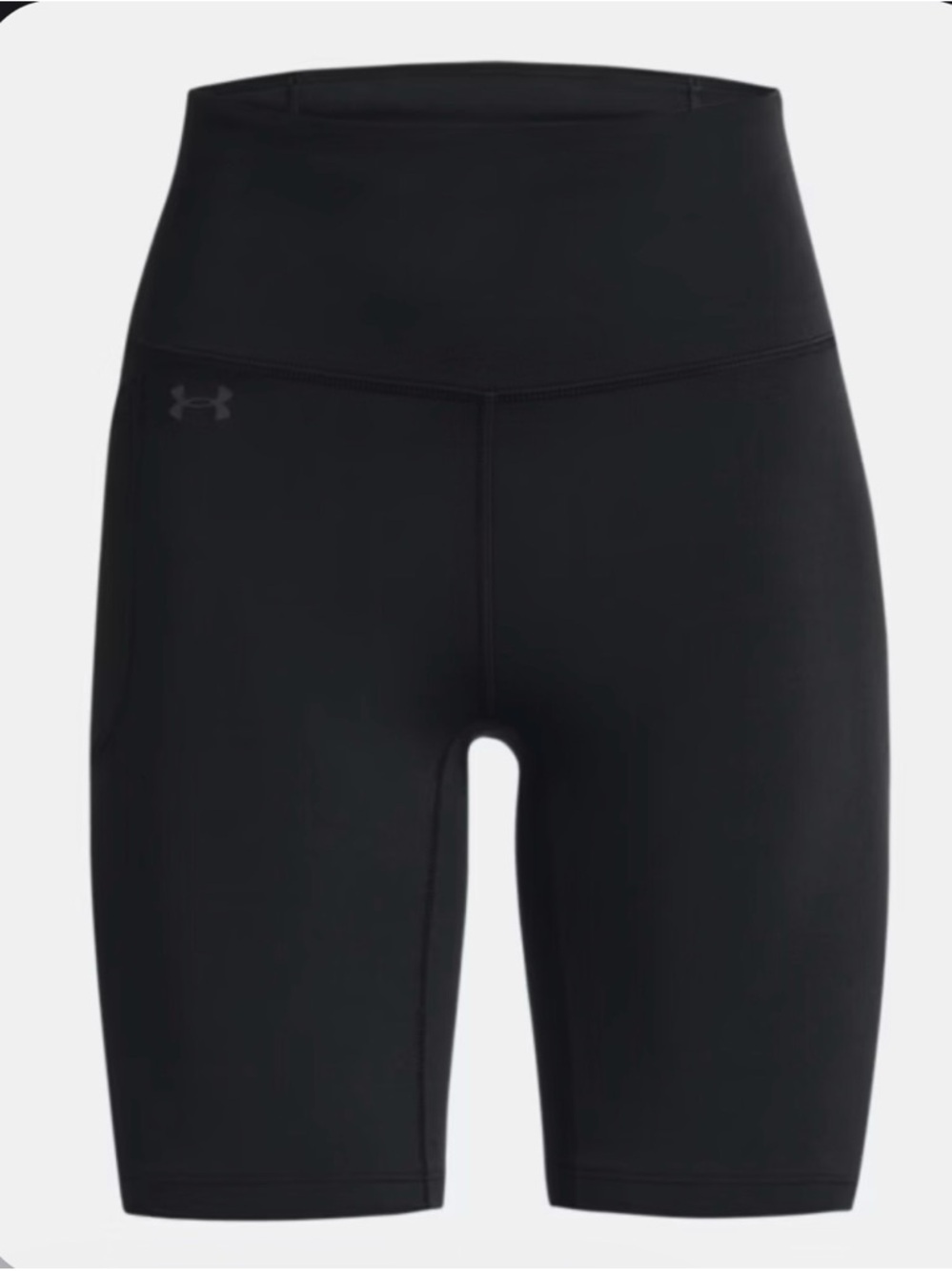 Under Armour Women's Black High-Rise Bike Shorts large NWT